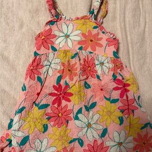 Zara Pink Floral Ruffled Dress